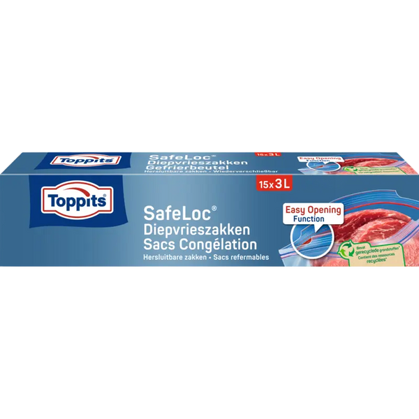 Toppits Safeloc Gefrierbeutel 3 Liter