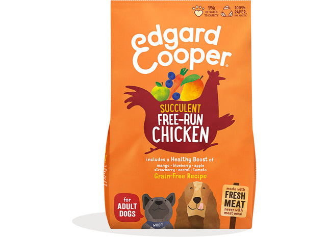 Edgard & Cooper Sappige scharrelkip volwassen hond