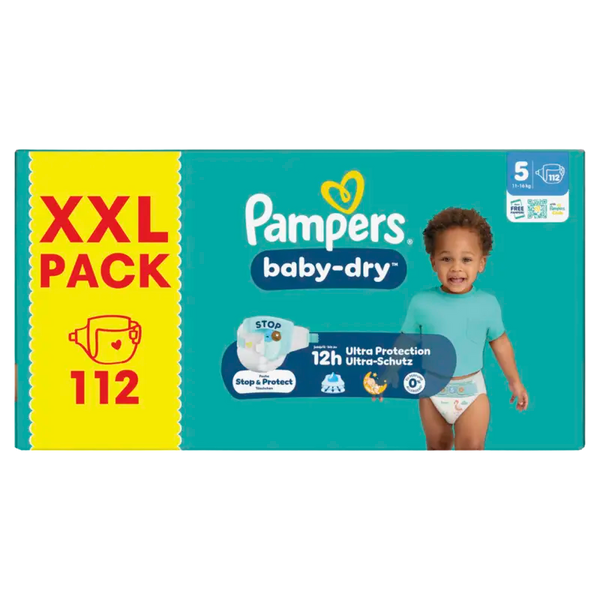 Pampers Baby-Dry Windeln Größe 5 XXL Pack