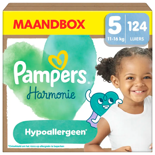 Pampers Harmonie diapers size 5 monthly box