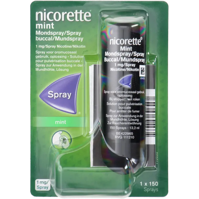 Nicotine mouth spray