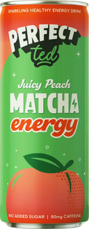 Perfect Ted Matcha energy juicy peach