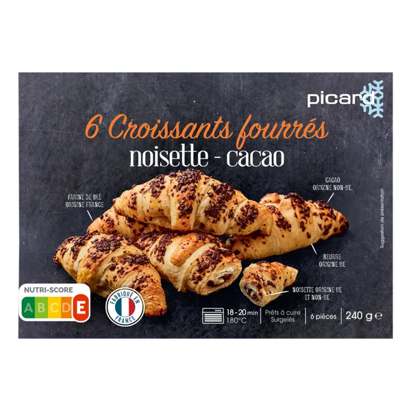Picard Chocolate Hazelnut Croissants
