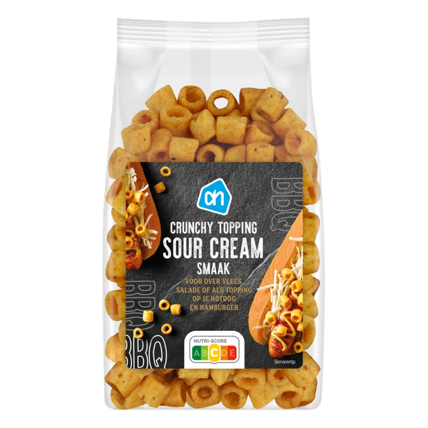 Crunchy topping sour cream flavour