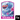 Glorix Pink magnolia blauw water wc-blok