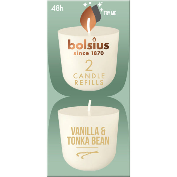 Bolsius Clean Light Vanilla Tonka Bean Refill