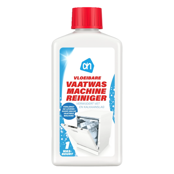 Vloeibare vaatwas machinereiniger