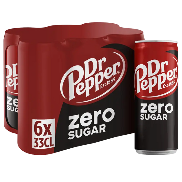 Dr Pepper Zero sugar 6-pack