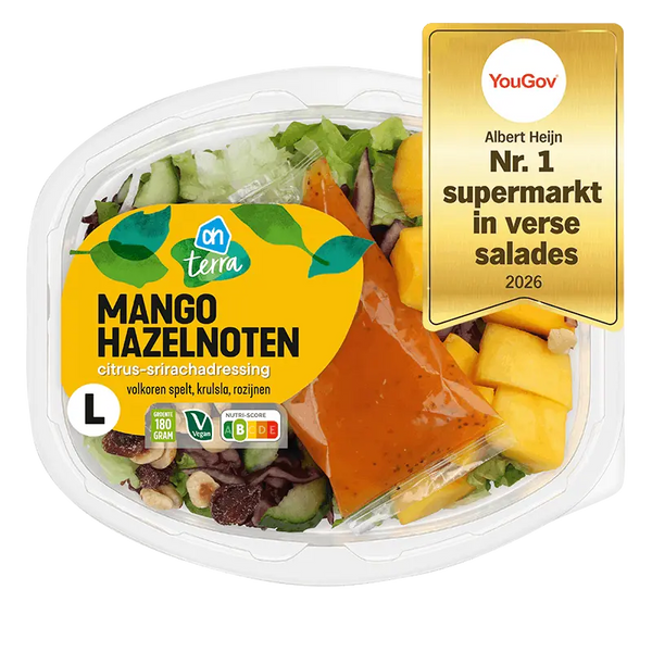 Terra Pflanzlicher Mahlzeitsalat Mango-Haselnuss
