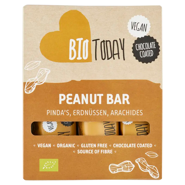 BioToday Veganer Schokoriegel Erdnüsse