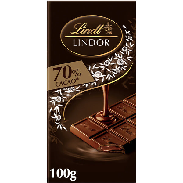 Lindt Lindor reep 70% pure chocolade