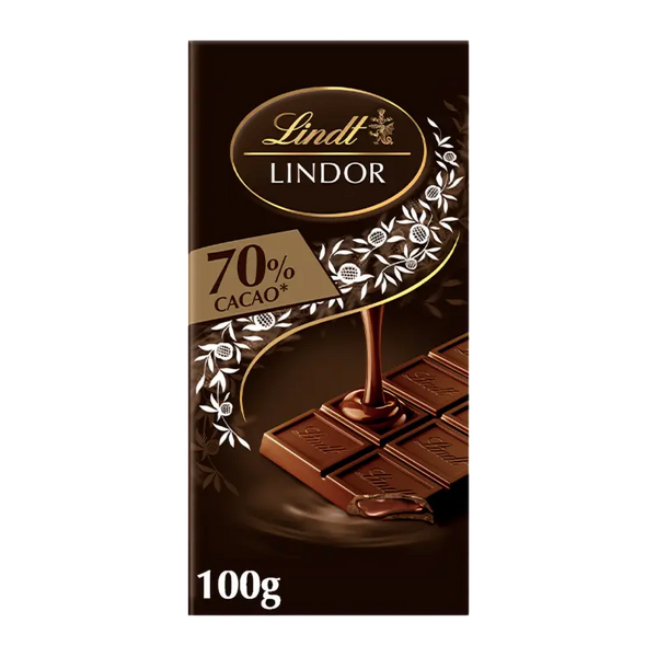 Lindt Lindor Tafel 70 % reine Schokolade