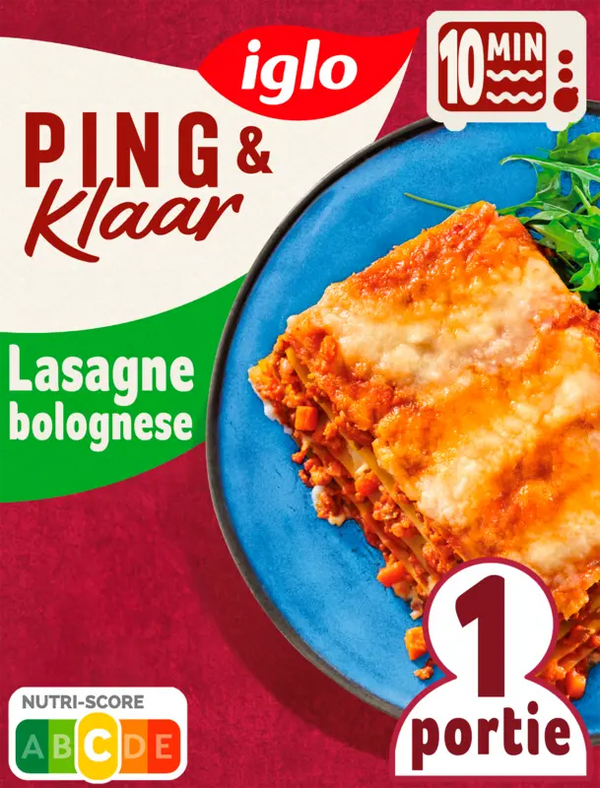 Iglo Ping & Fertig Lasagne Bolognese