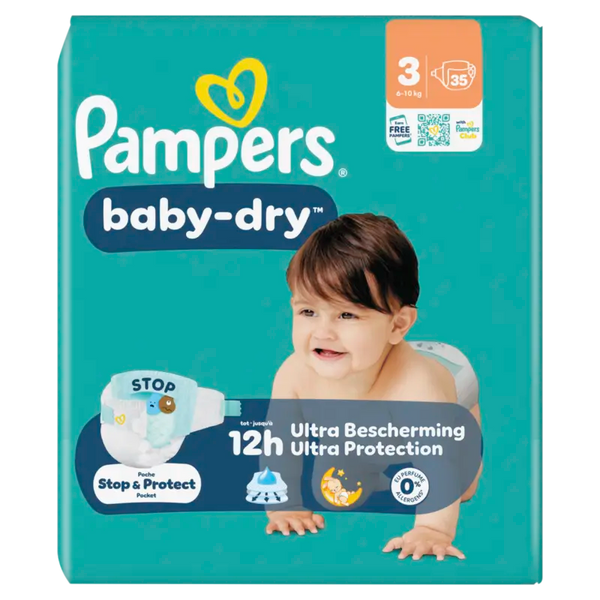 Pampers Baby-Dry Windeln Größe 3
