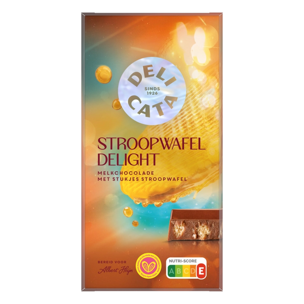 Delicata Reep melkchocolade stroopwafel