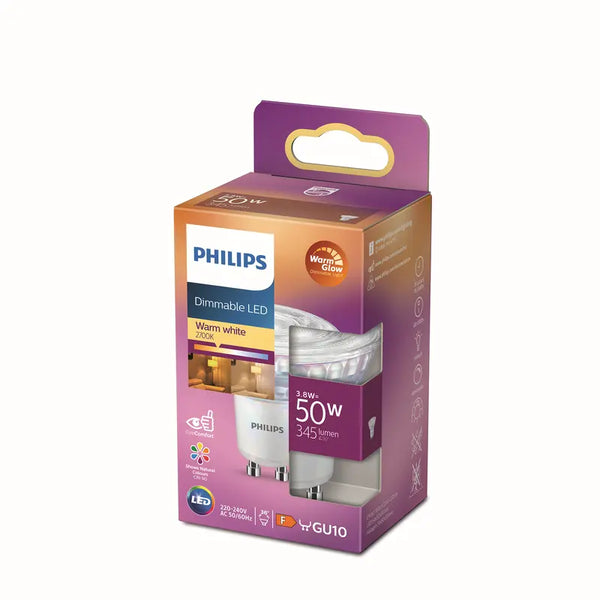 Philips LED spotlight GU10 50W dimmable