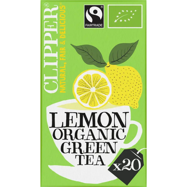 Clipper Lemon organic green tea