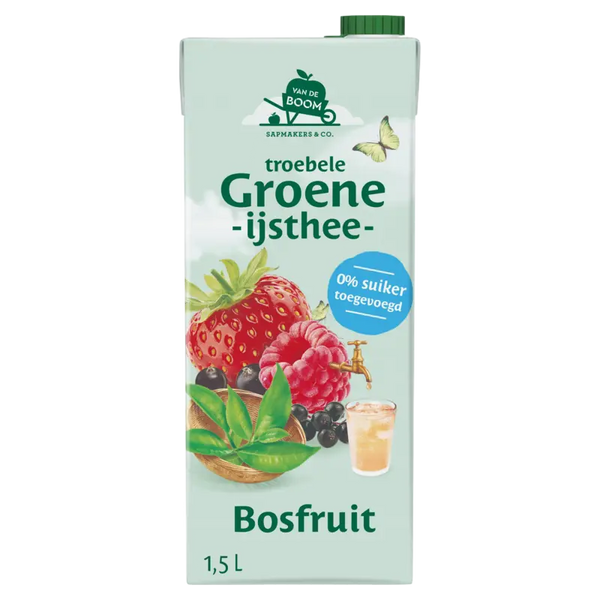 Van de Boom Trüber grüner Eistee Waldfrucht