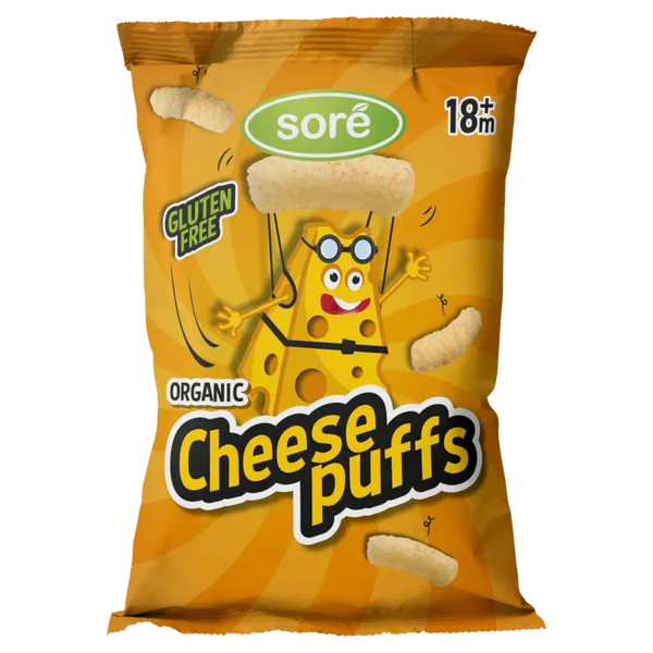 Sore Cheese puffs 18m+