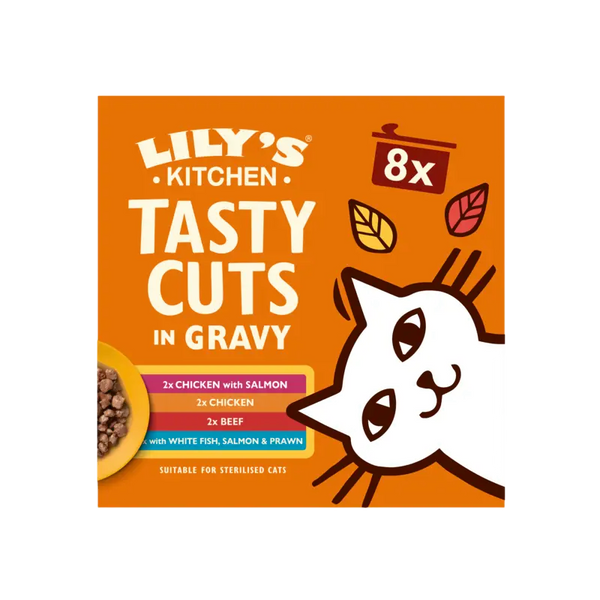 Lily's Kitchen Tasty cuts in saus diverse smaken 8-pack