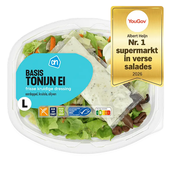 Basis Mahlzeitsalat Thunfisch Freilandei