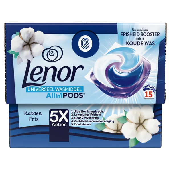 Lenor Cotton laundry detergent capsules