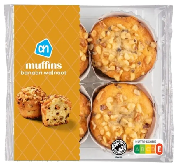 Banana walnut muffins