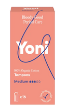 Yoni Tampons van biologisch katoen medium