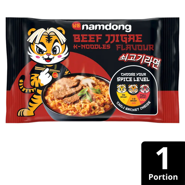 Namdong Beef jjigae k-noodles flavour