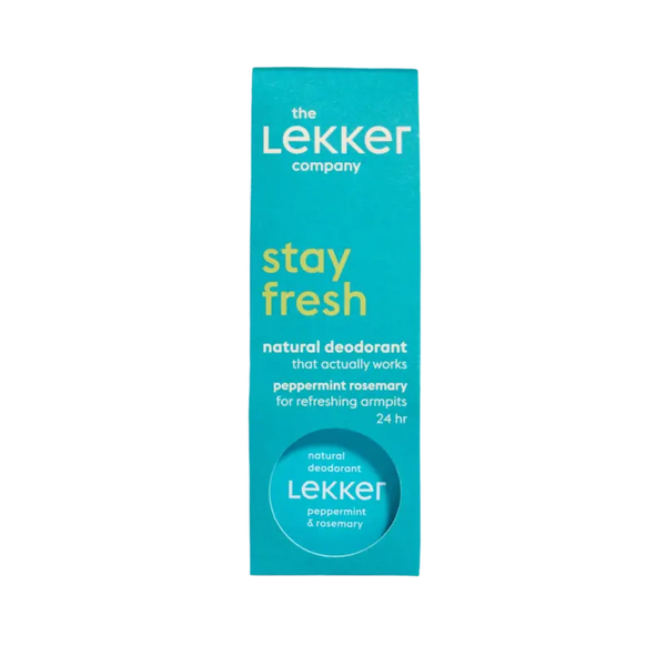 The Lekker Company Natural deodorant peppermint rosemary