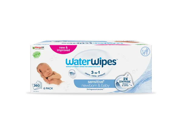 WaterWipes Babyfeuchttücher 6er-Pack