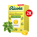 Ricola Zitrone Minze zuckerfrei 2er-Pack