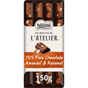 L'Atelier 70% Pure chocoladereep amandel & karamel