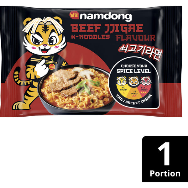 Namdong Beef jjigae k-noodles flavour