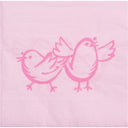 Servet roze kuiken 33x33cm