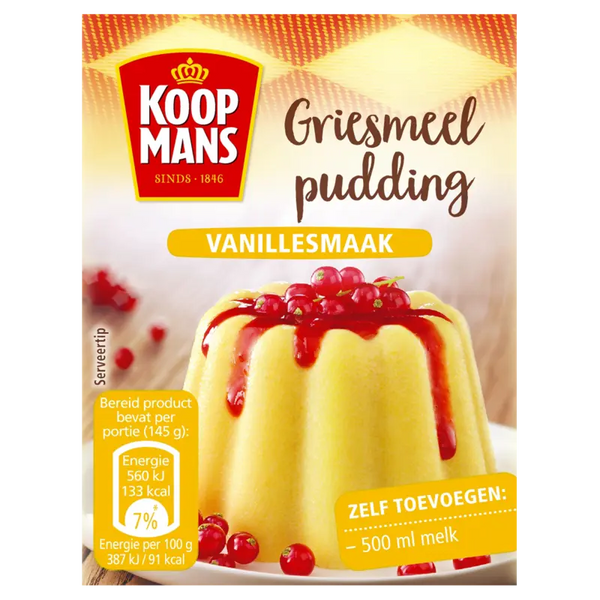 Koopmans Grießpudding Vanillegeschmack