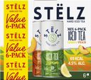 Stëlz Hard Iced Tea Lemon Peach 6er-Pack