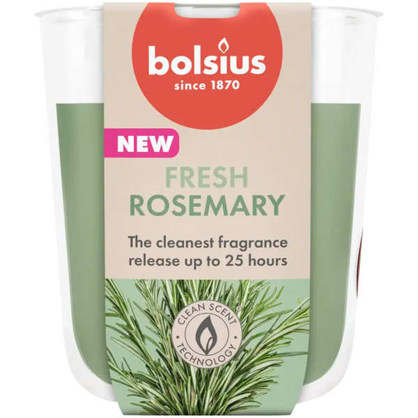 Bolsius Geurglas true scents rozemarijn
