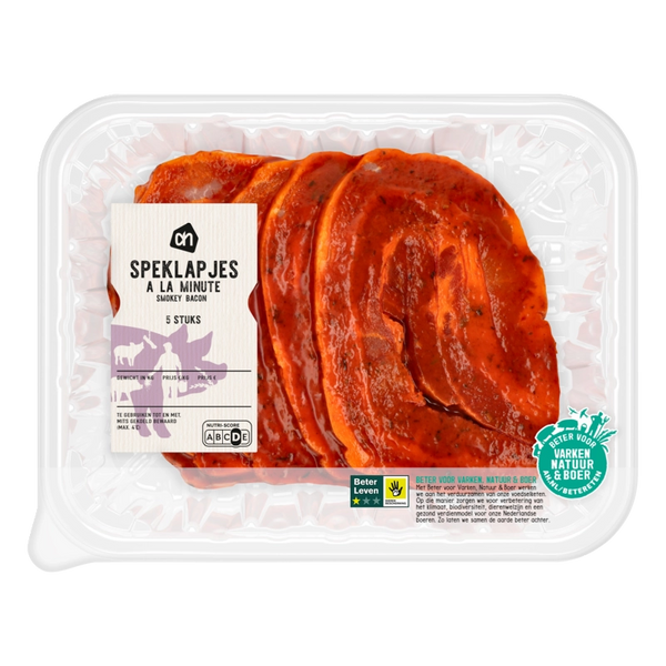 Bauchspeckscheiben à la minute, rauchiger Bacon