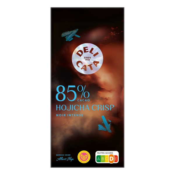 Delicata Tafel 85% Kakao Hojicha Crisp