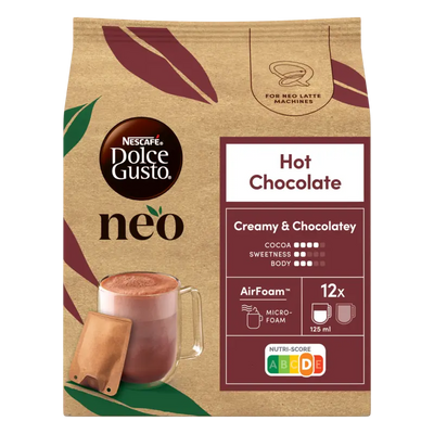 Chocolate milk capsules
