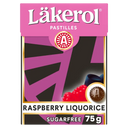 Läkerol Pastilles raspberry liquorice