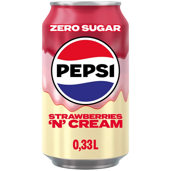 Pepsi Strawberry & Cream Zero Sugar
