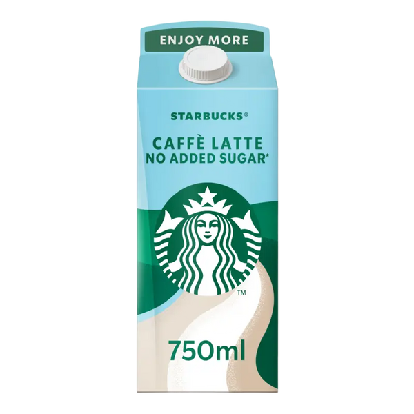 Starbucks Coffee Latte no added sugar