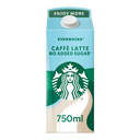 Starbucks Kaffee Latte ohne Zuckerzusatz