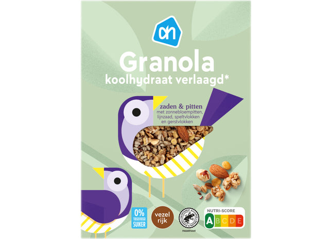 Granola koolhydraat verlaagd 0% suiker