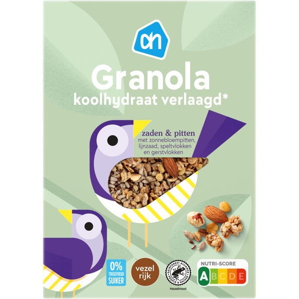 Granola koolhydraat verlaagd 0% suiker