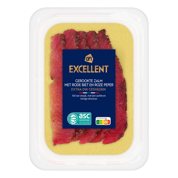 Excellent Gerookte zalm met rode biet