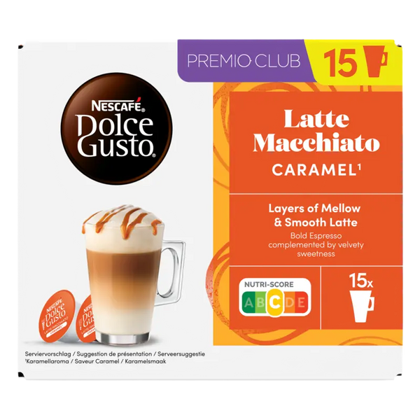 Nescafé Dolce Gusto Latte macchiatio caramel capsules