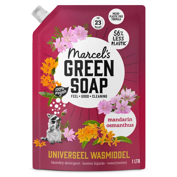 Marcel's Green Soap Wasmiddel mandarin osmanthus navulling